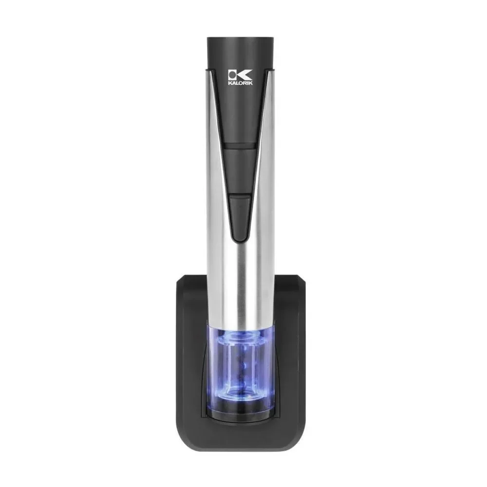 Kalorik 2-in-1 Wine Opener and Preserver - Stainless Steel - New In Box‎